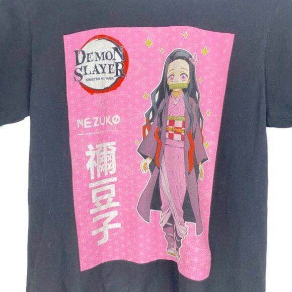 ANIPLEX UNISEX Demon Slayer Nezuko Kamado Anime Kimetsu No Yaiba T Shirt US S - Picture 3 of 4